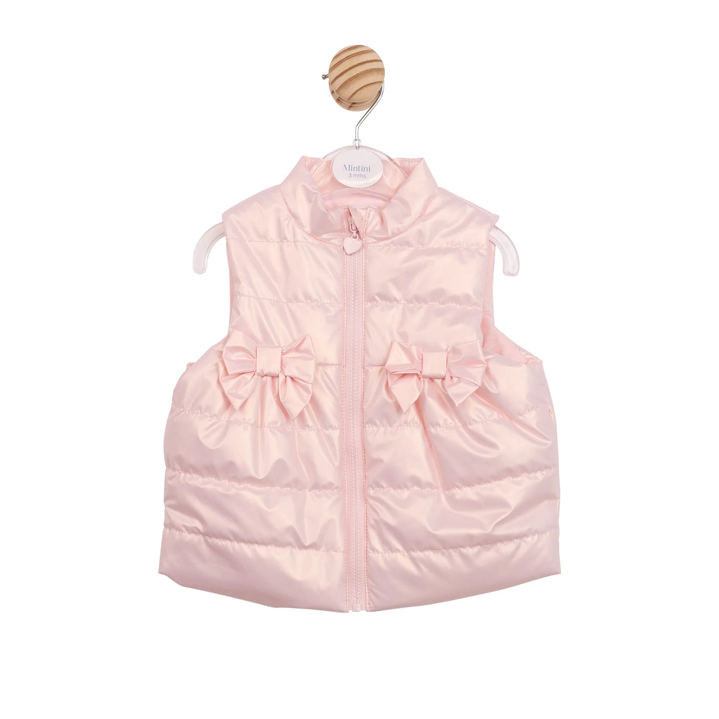 Mintini Pink Bow Gilet