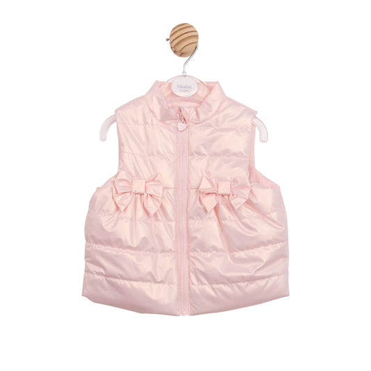 Mintini Pink Bow Gilet