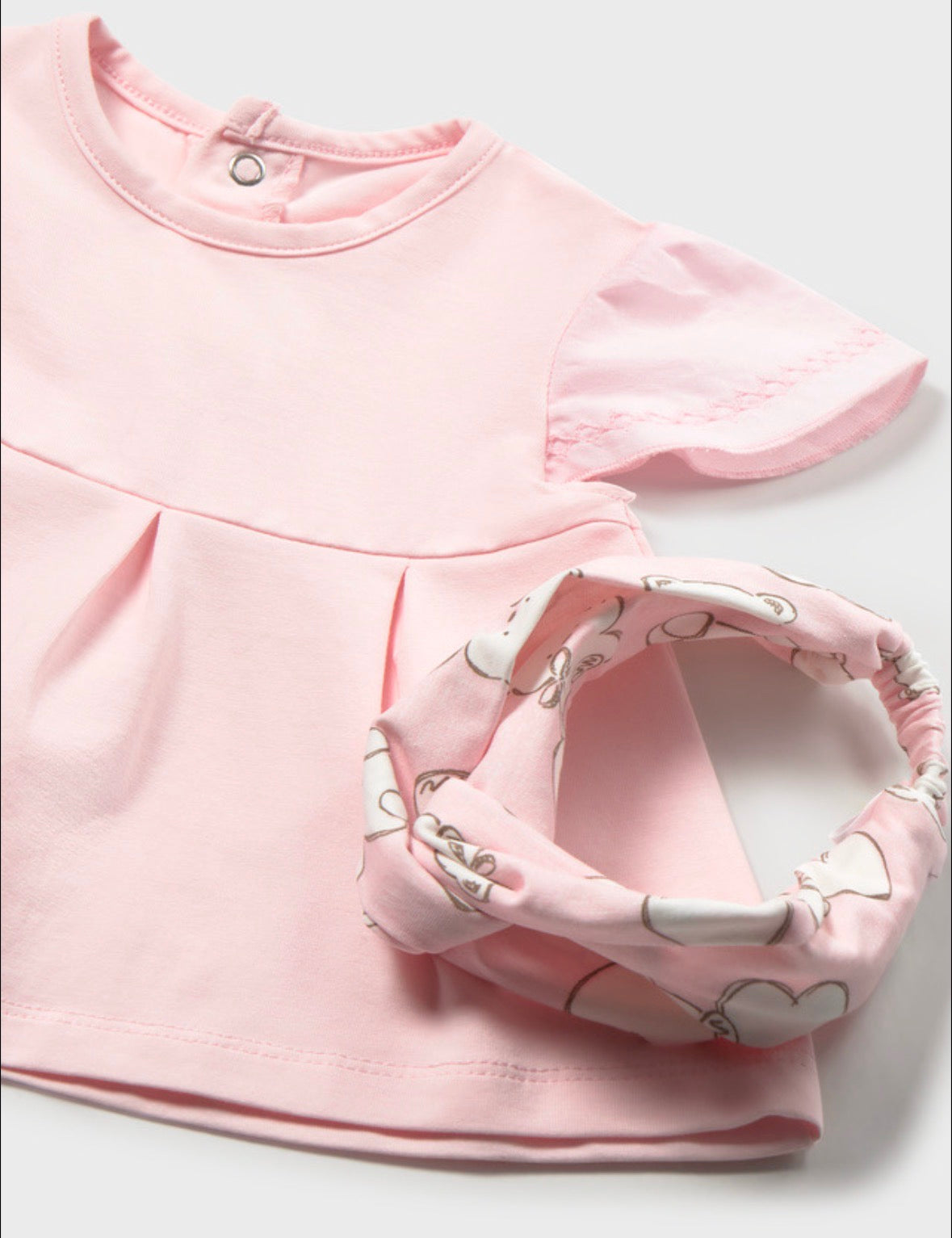 Mayoral Pink Bear & Heart Legging Set