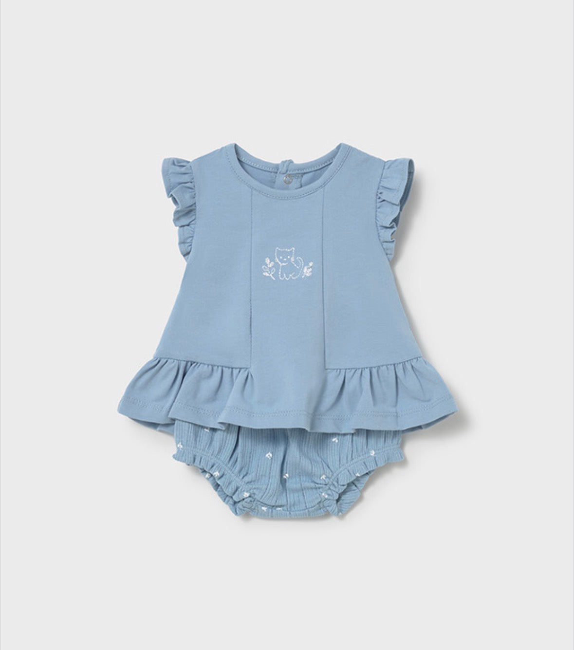 Mayoral Blue Bloomer 2 Outfits