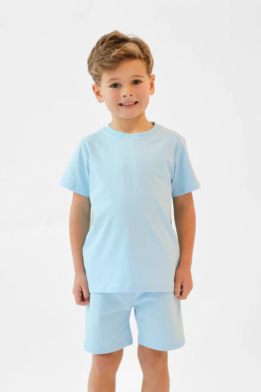 Harris Kids Eddie Blue Shorts Set