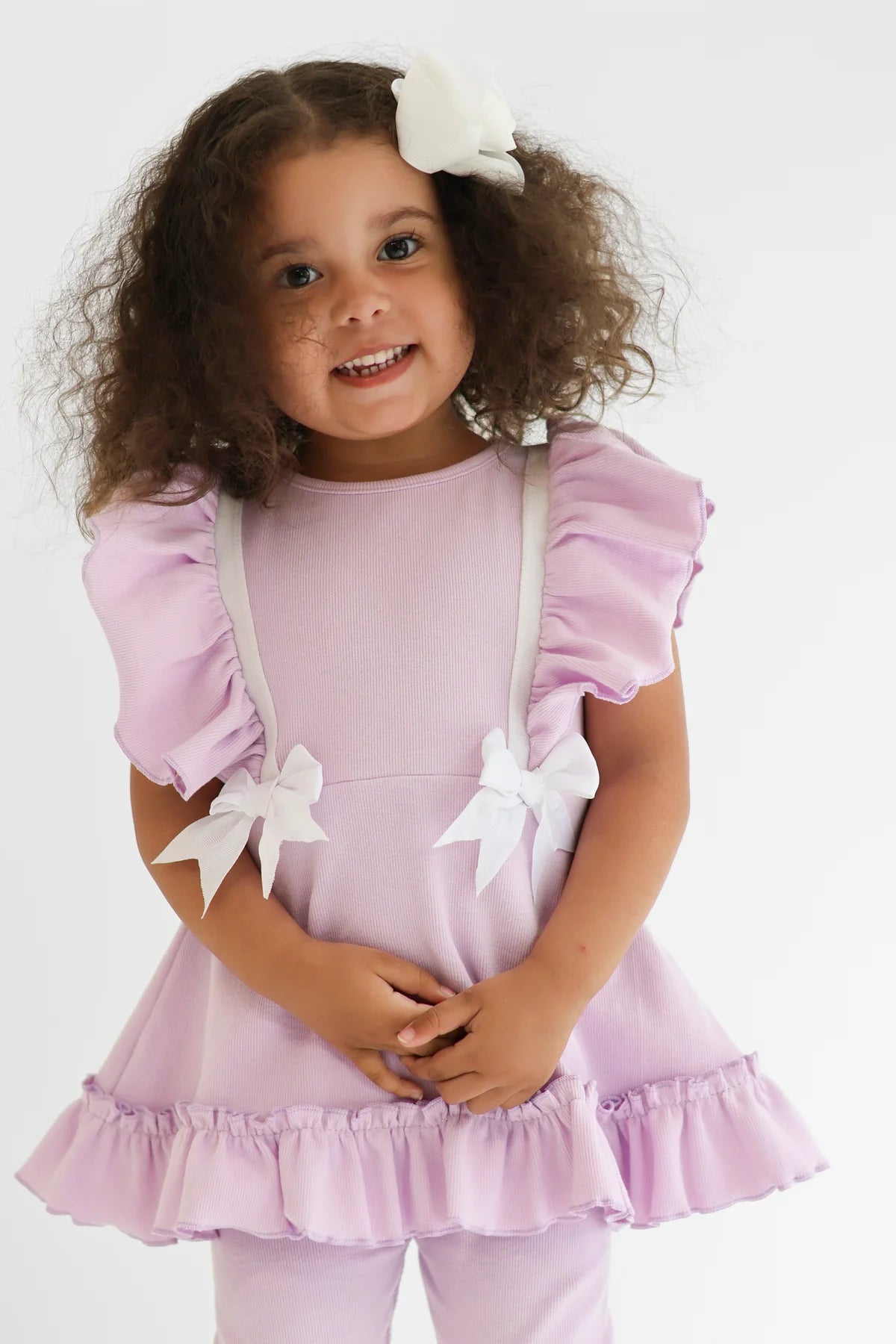 Harris Kids Lilac Mia Leggings & Shorts Set