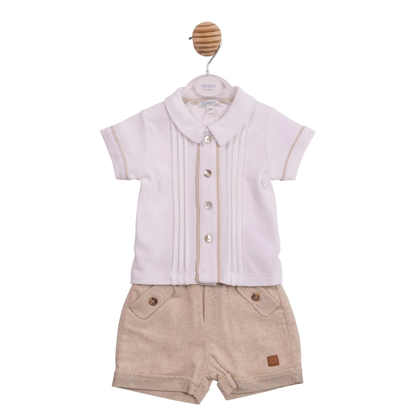 Mintini Polo linen  shorts