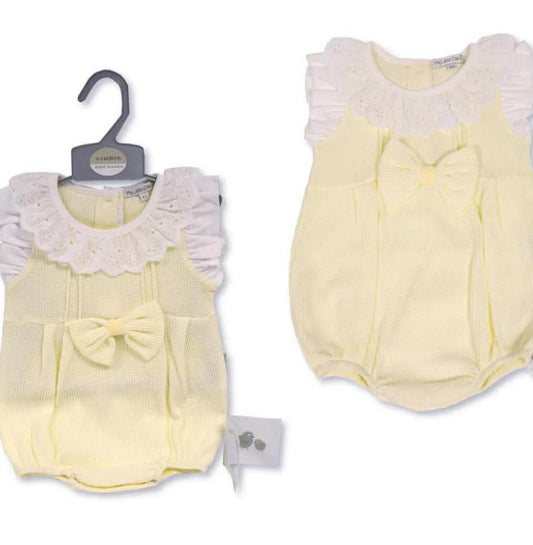 Lemon Bow Romper