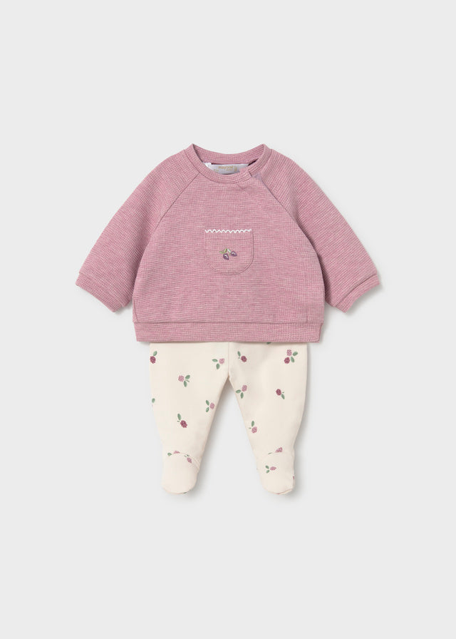 Mayoral Pink Floral Set