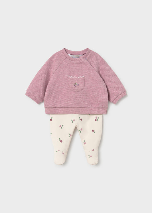 Mayoral Pink Floral Set