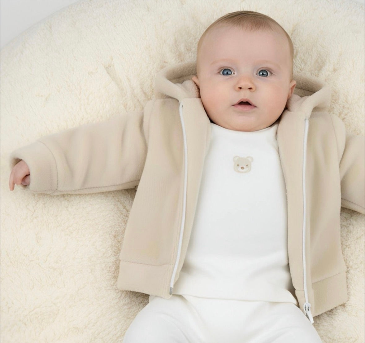 Pex Beige Snuggle 3 Piece Outfit