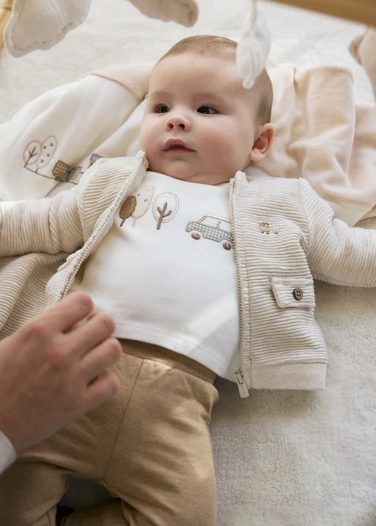 Mayoral Beige 3 Piece Tracksuit