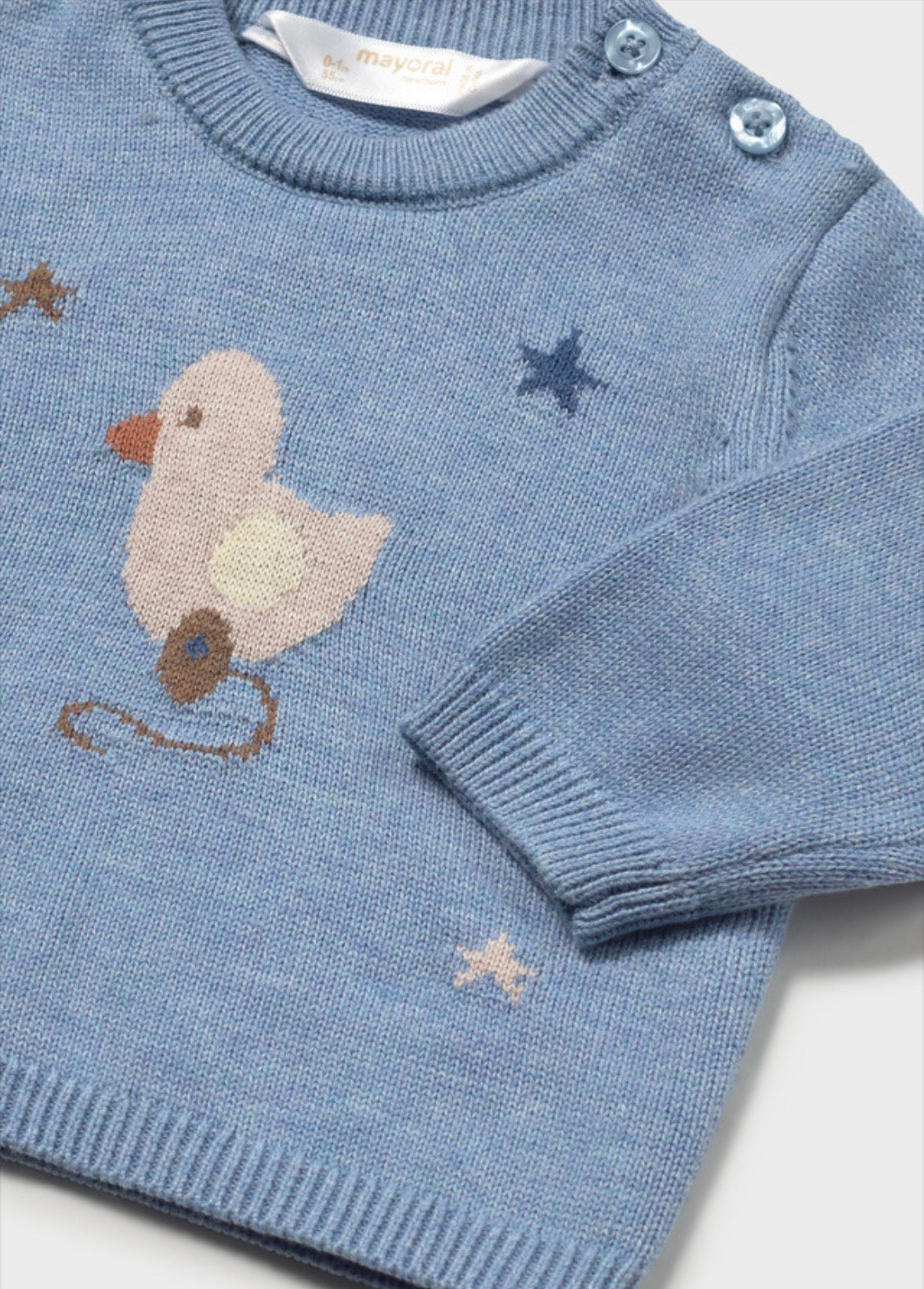 Mayoral Blue Duck Sweater & Short Set
