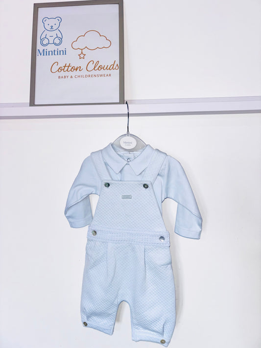 Mintini Blue Dungaree Outfit