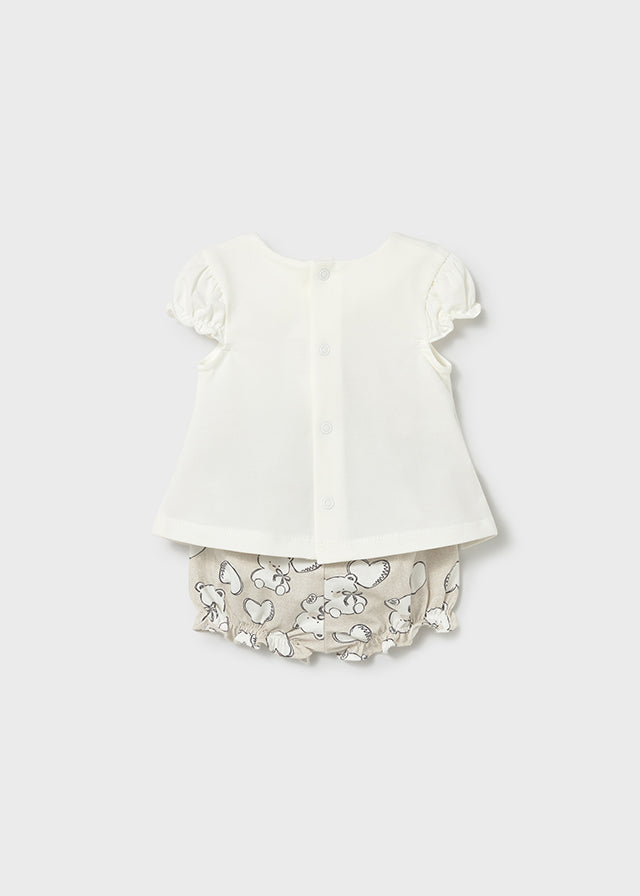 Mayoral Bear Shorts Sets