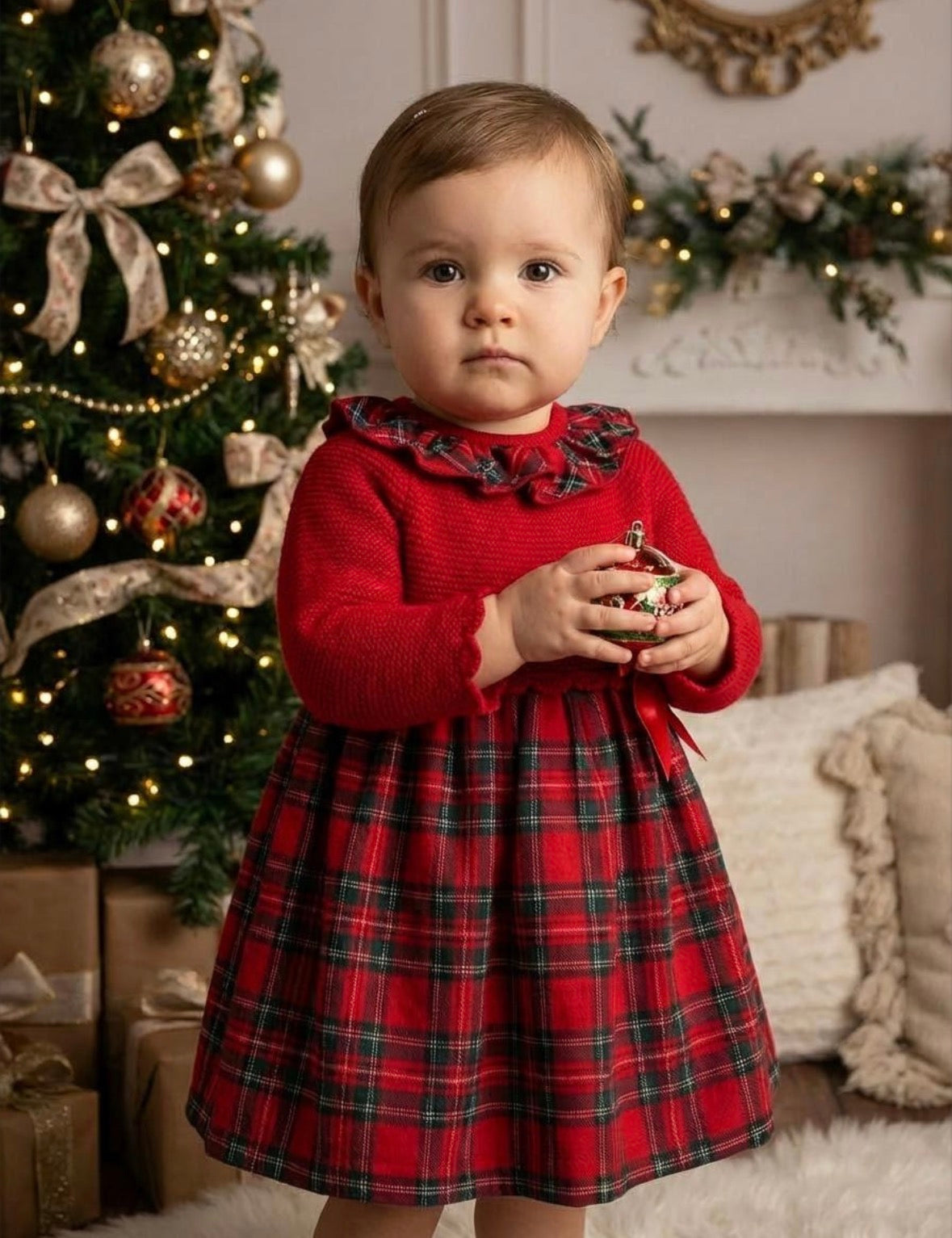 Pex Izzie Red Tartan Dress
