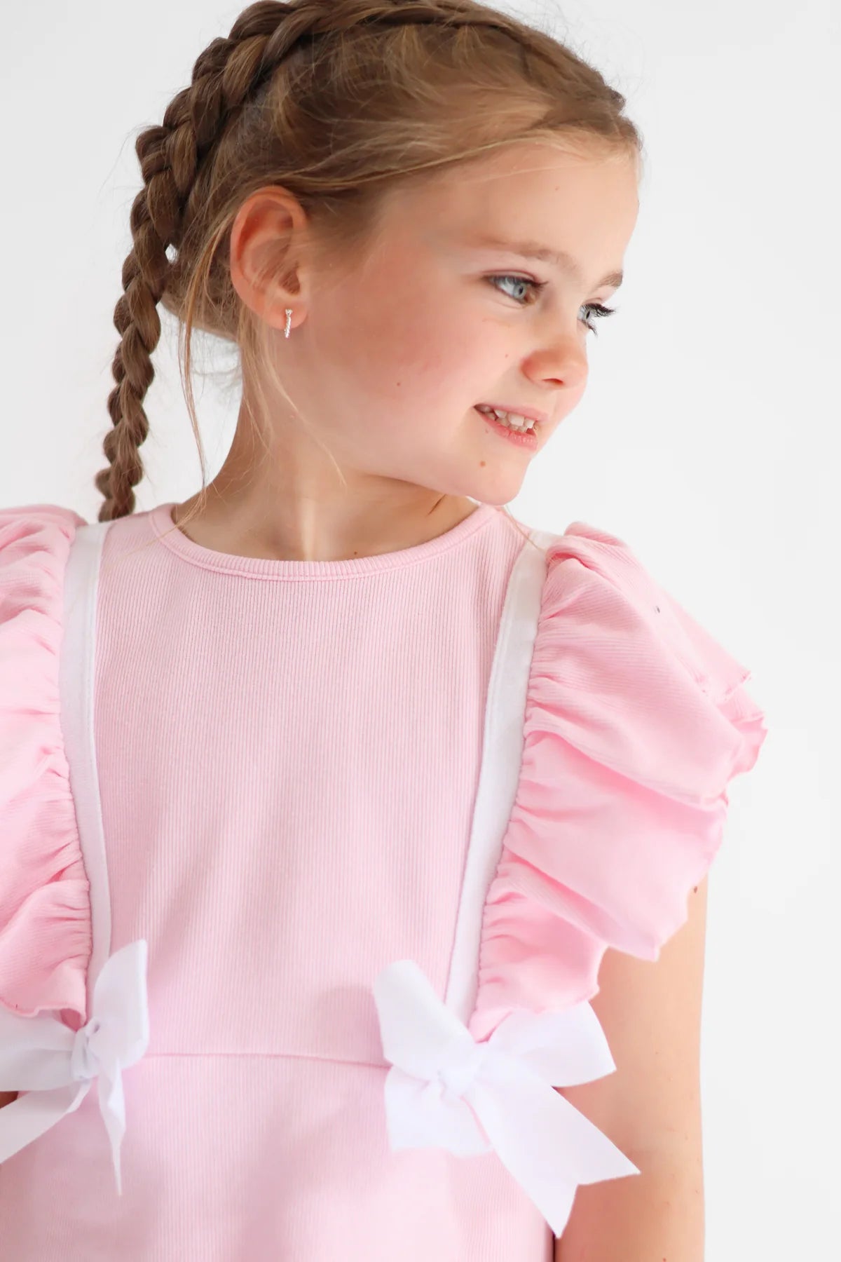 Harris Kids Pink Mia Leggings & Shorts Set
