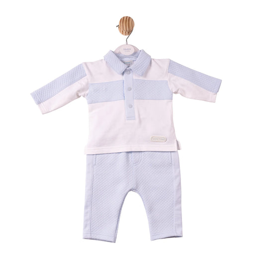 Mintini Blue Polo & Trouser