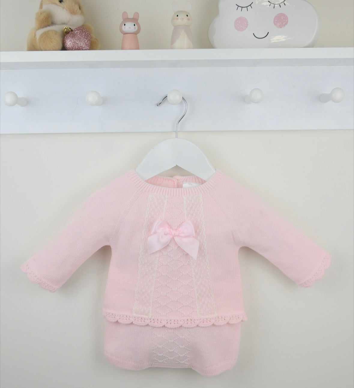 Pex Tilda Pink Knitted Jam Pants Outfit