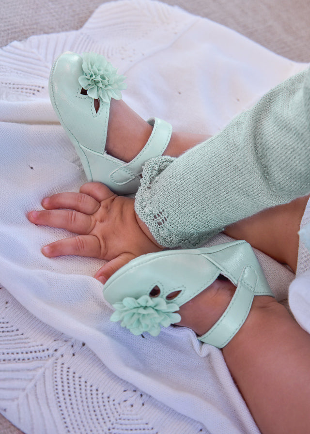 Mayoral Aqua Mary Jane Shoes