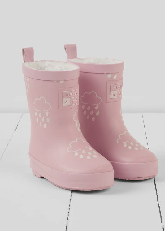 Grass & Air Baby Pink Wellies