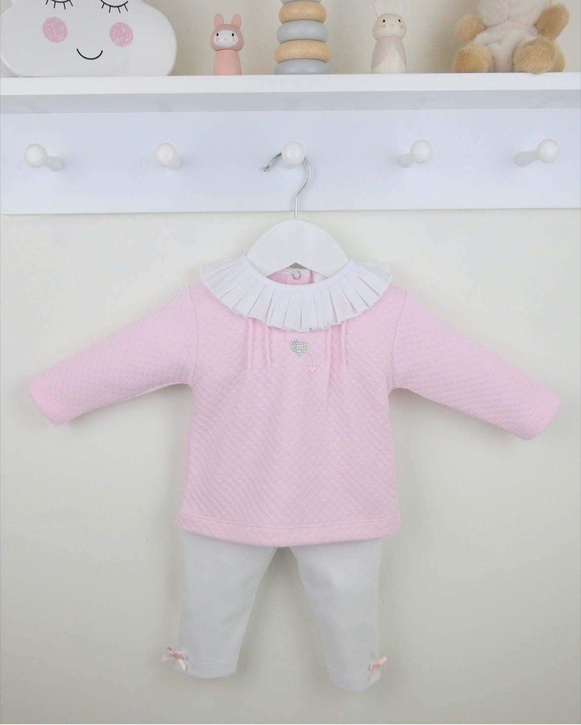 Pex Pink Diamanté Heart Outfit