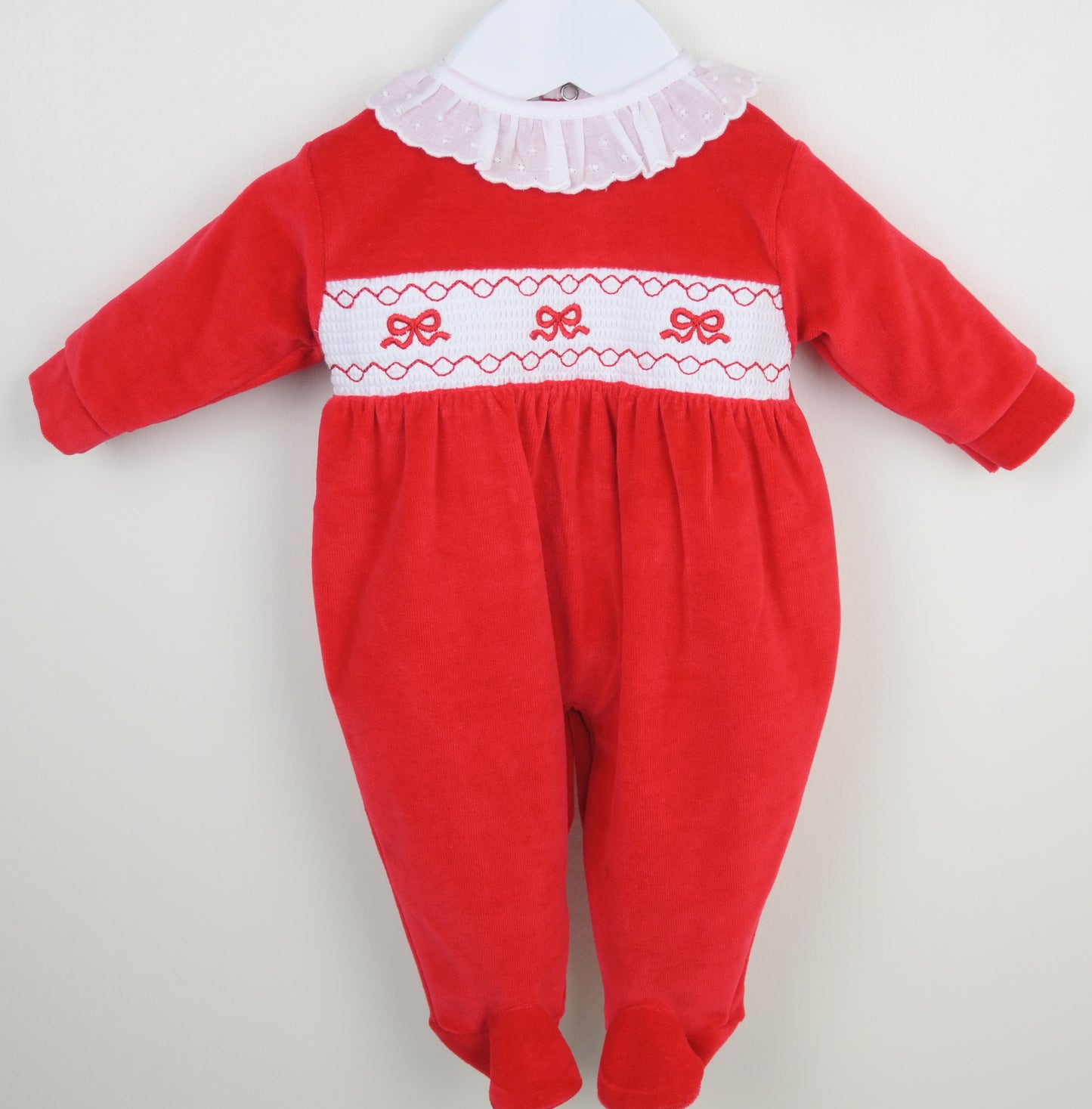 Pex Red Bow Sleepsuit