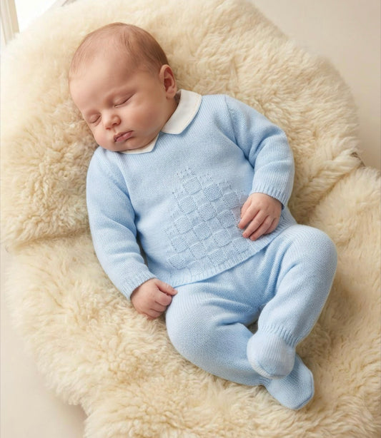 Pex Blue Bertie Trouser Suit