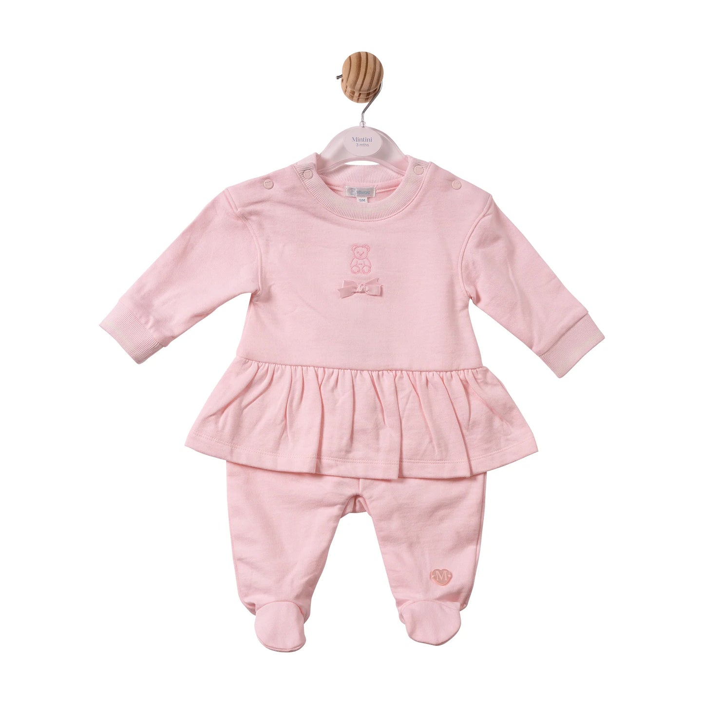 Mintini Bear Pink All in One