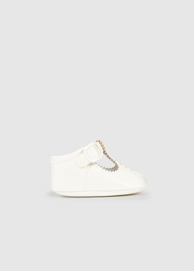 Mayoral White Baby Shoes