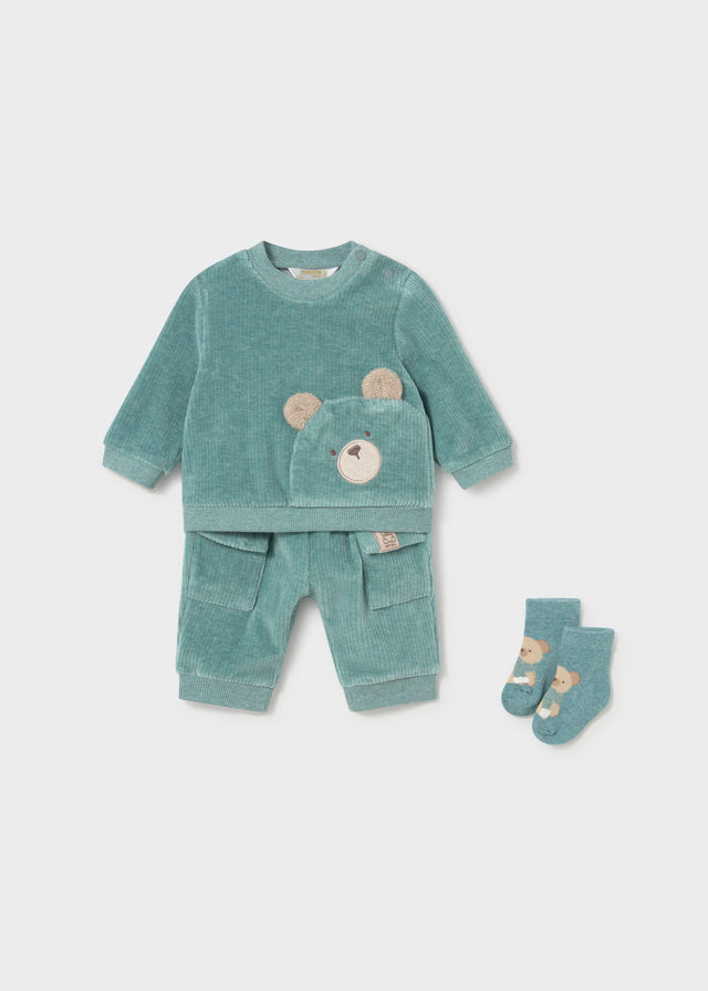 Mayoral Teddy Outfit & Socks