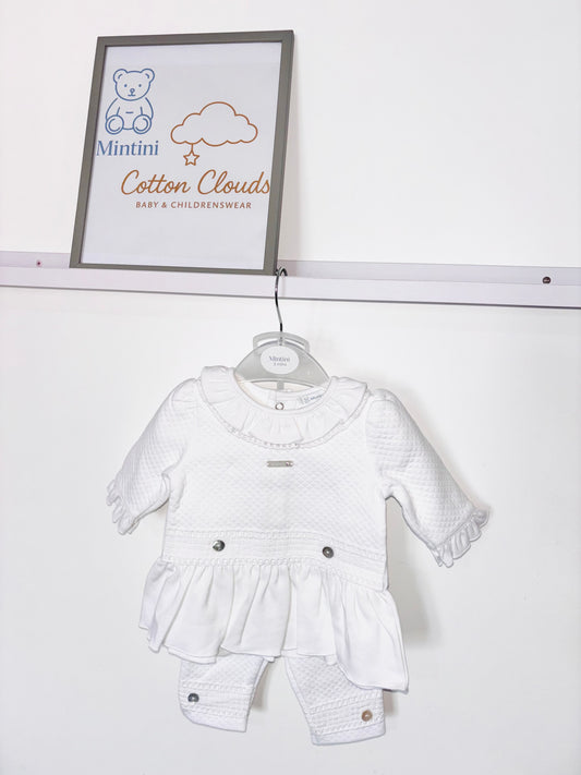 Mintini White Tunic Set AW25