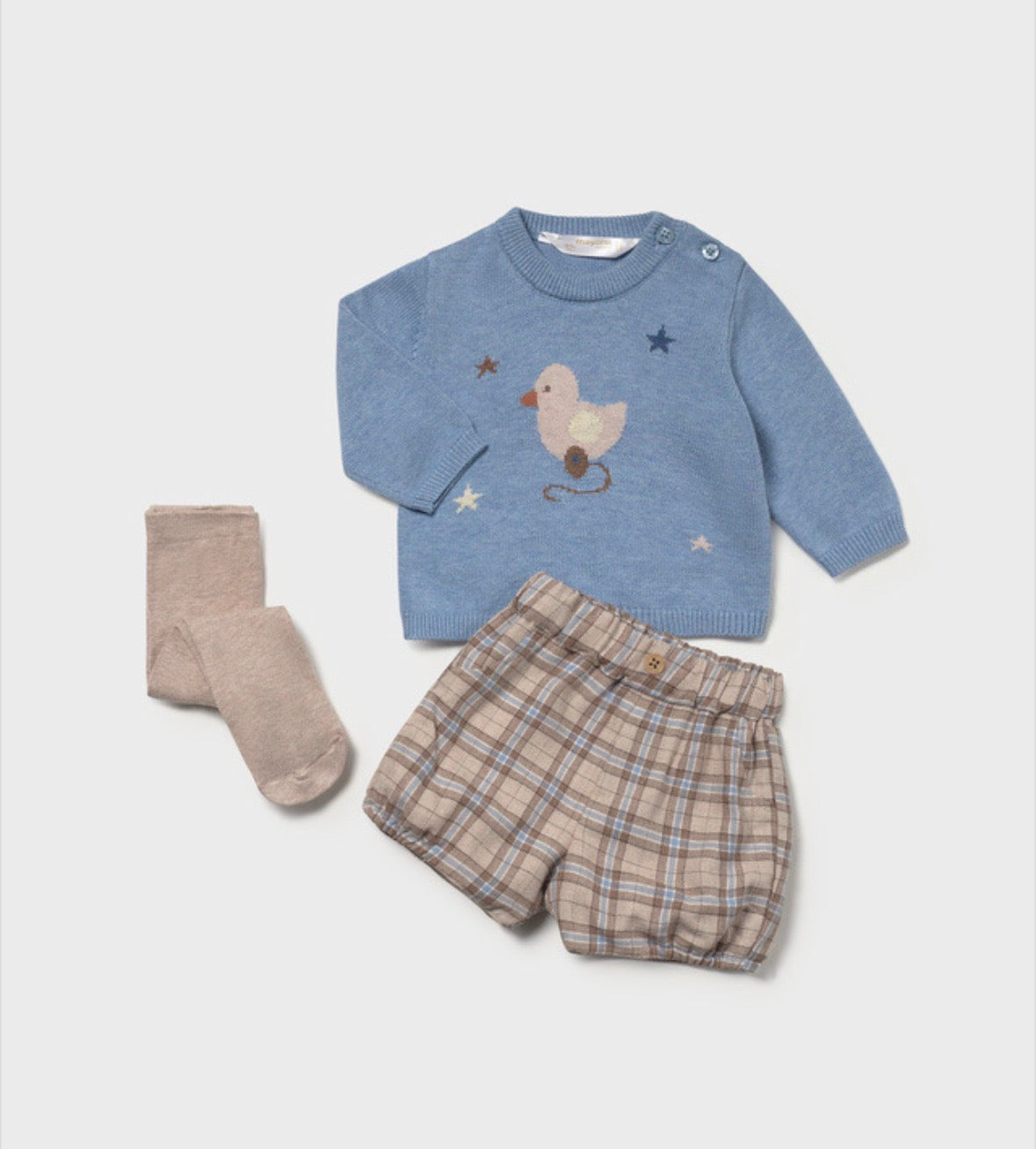 Mayoral Blue Duck Sweater & Short Set