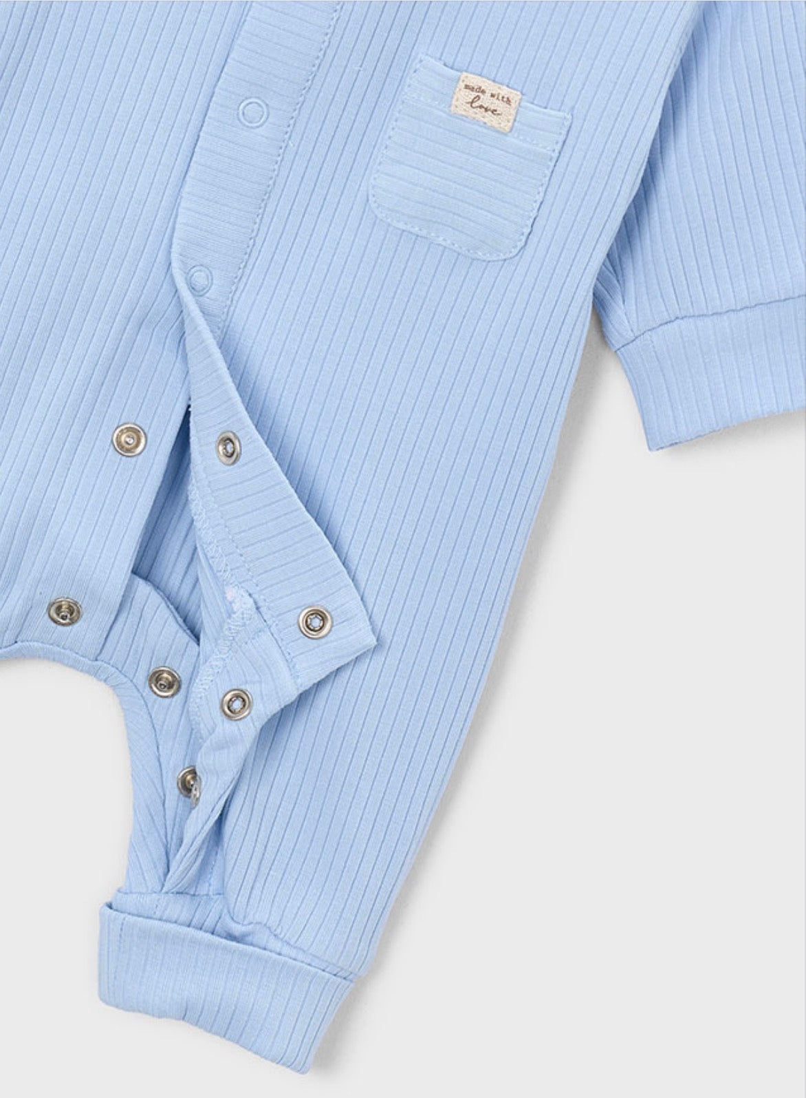 Mayoral Blue Welcome to the Family Onesie