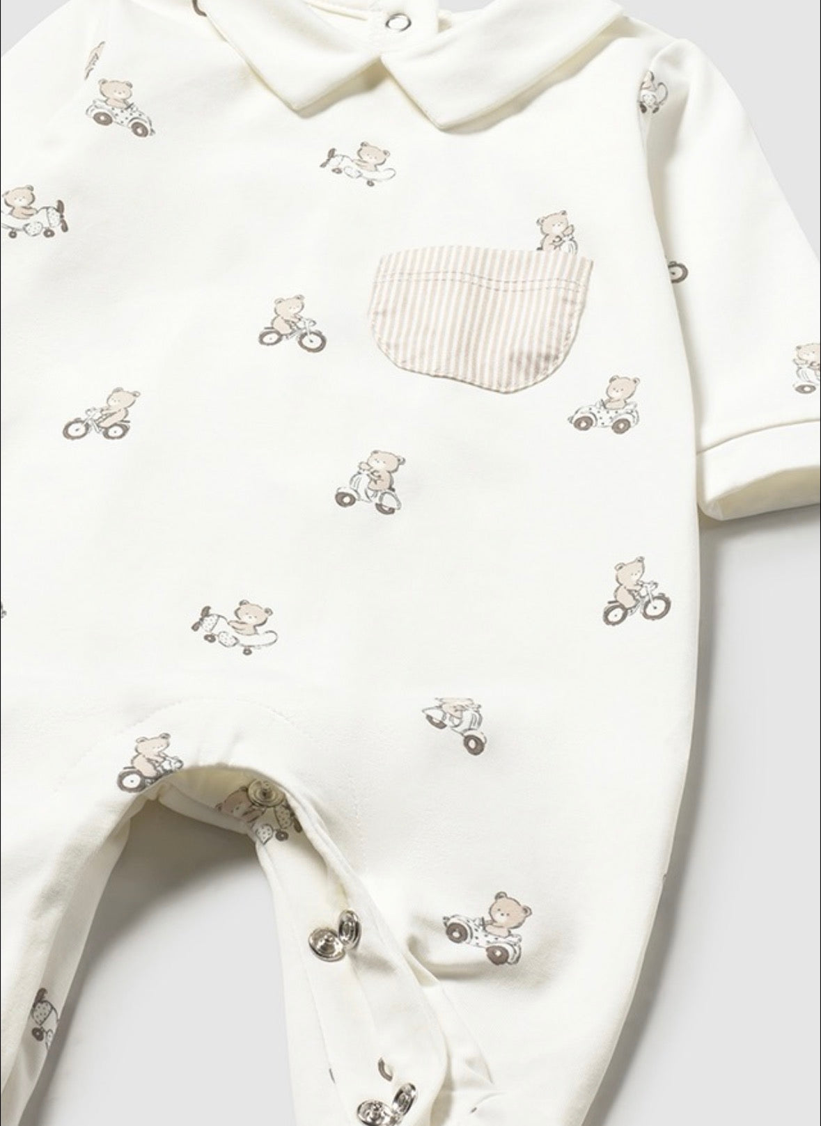 Mayoral Bear Onesie 2 Pack