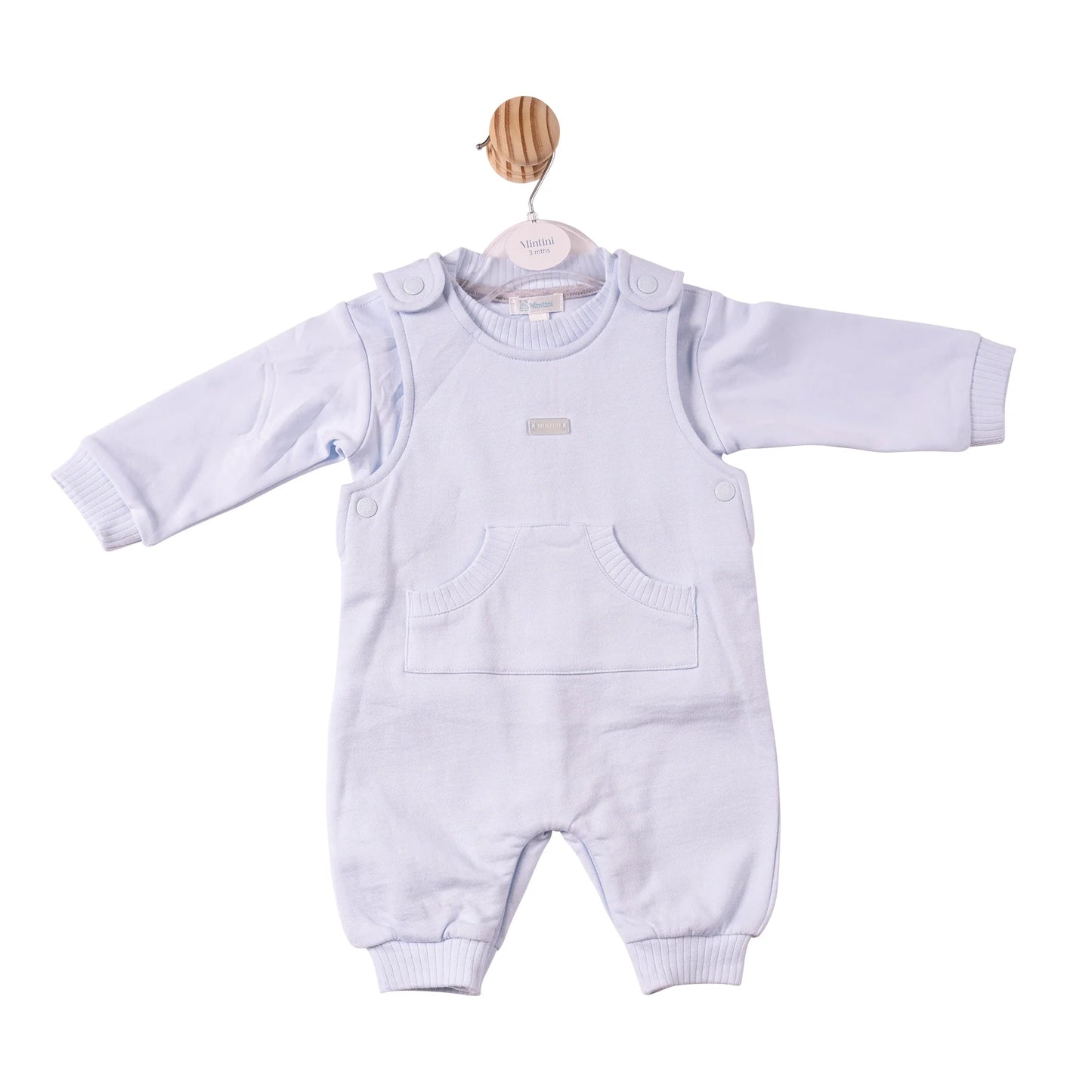 Mintini Blue Dungaree set