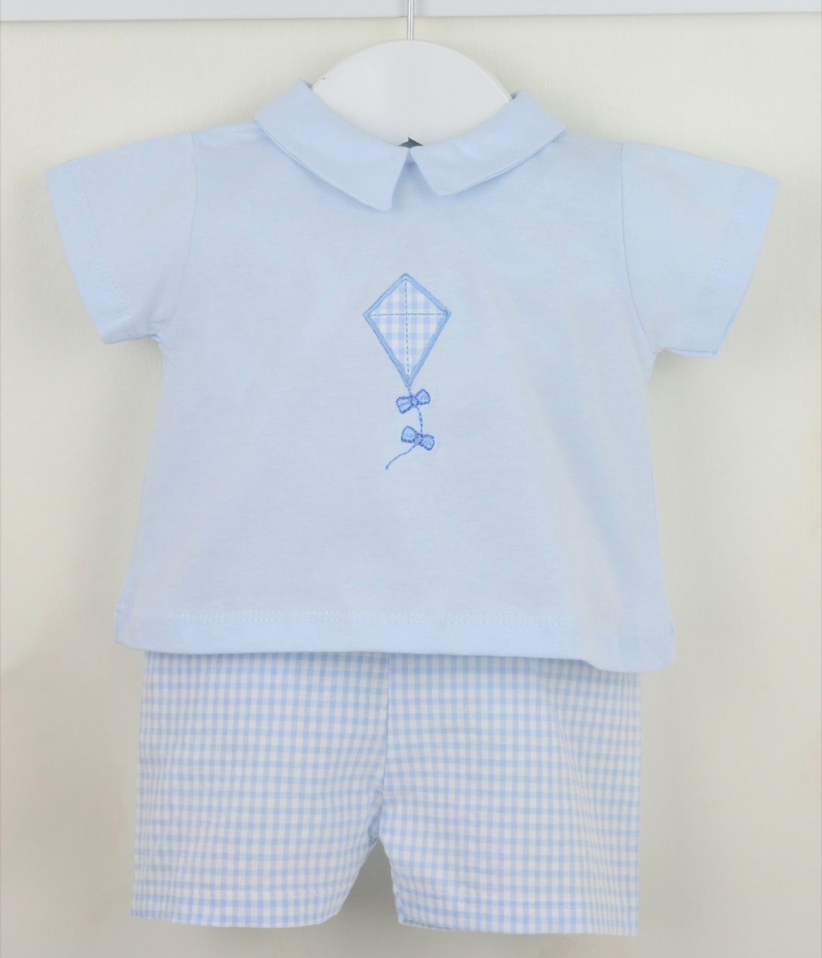 Pex Blue Kite Shorts Outfit