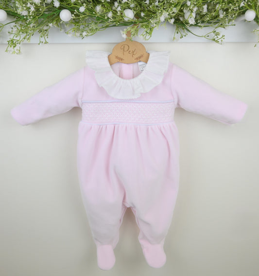 Pex Pink Evie Sleepsuit