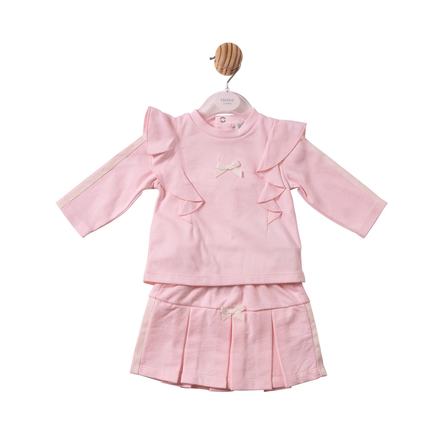 Mintini Pink Bow Top & Skirt