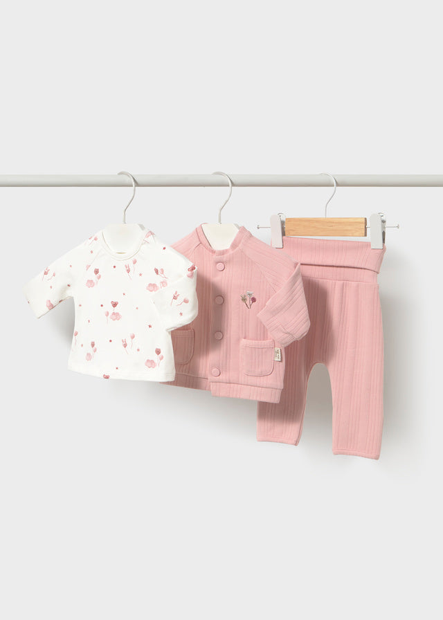 Mayoral Pink Balloon 3 Piece Outfit