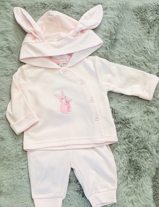 Pink Bunny Trouser Set