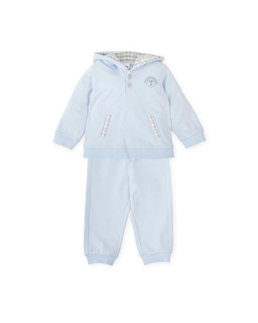 Tutto Piccolo Blue Two Piece Outfit