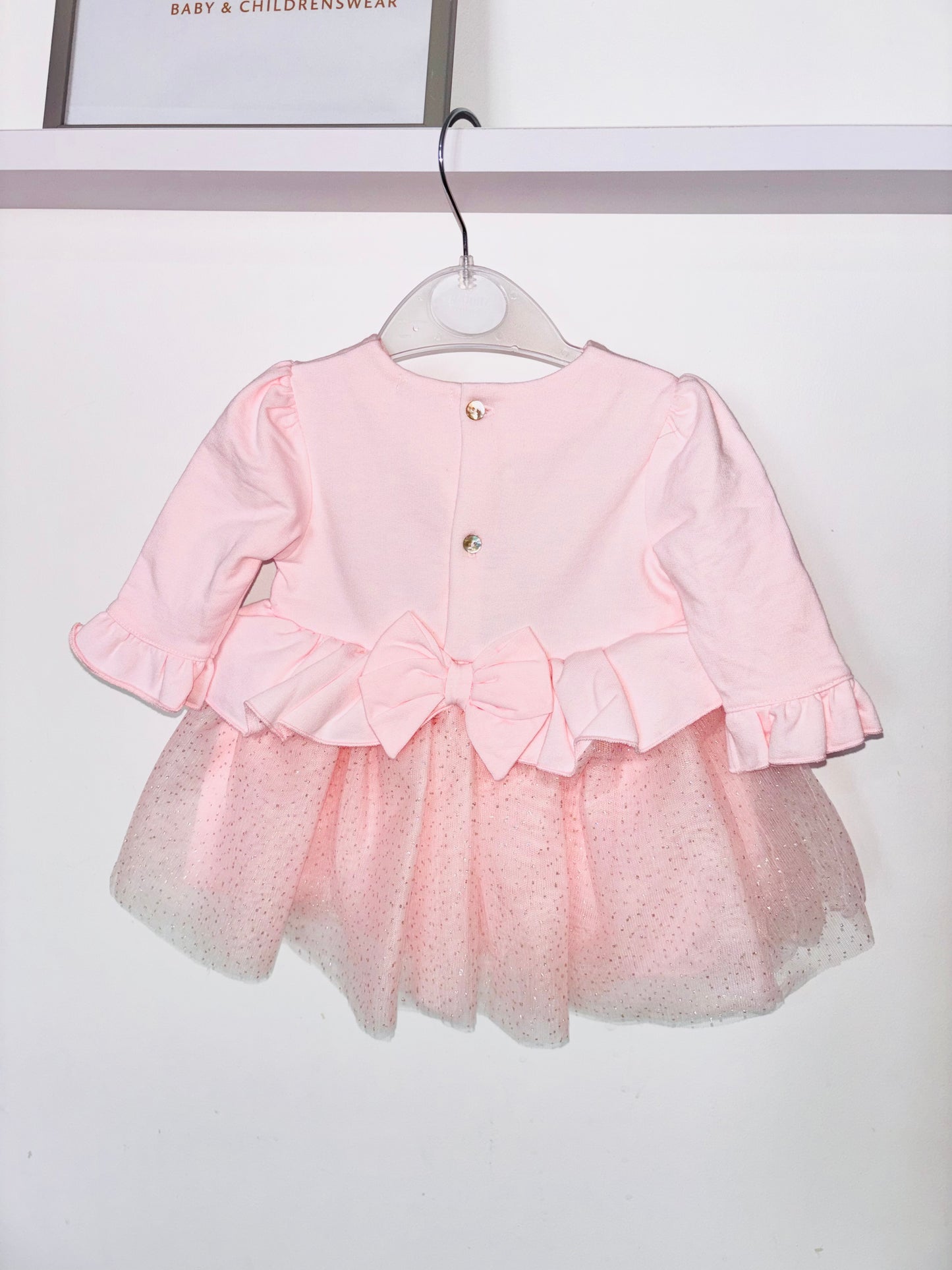 Mintini Pink Bow Dress AW25