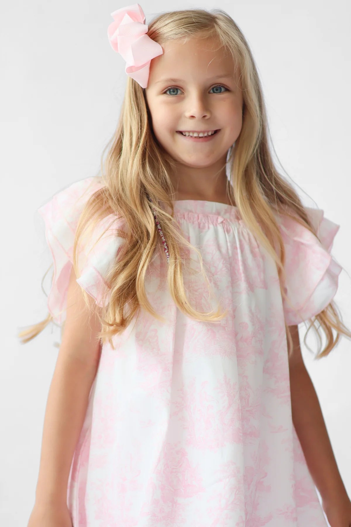 Harris Kids Pink Paisley Dress