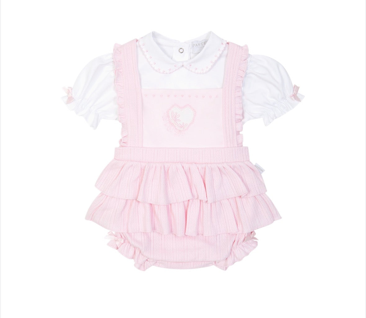 Pastels & Co Pink Dungaree Outfit