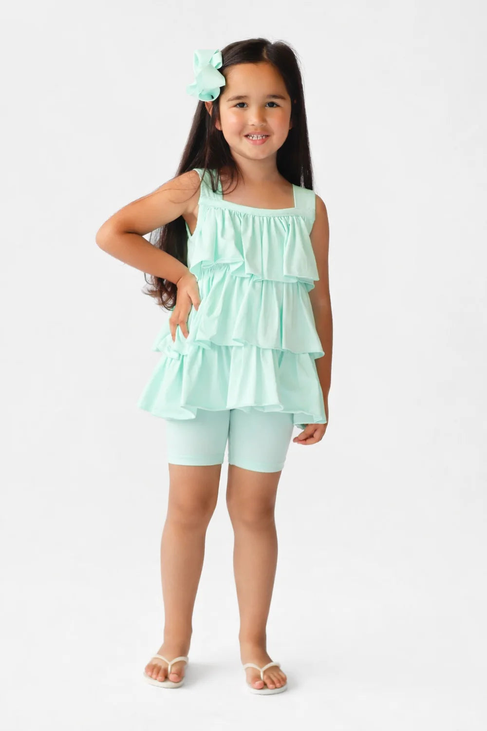Harris Kids Mint Frill Legging & Short Set 3 piece