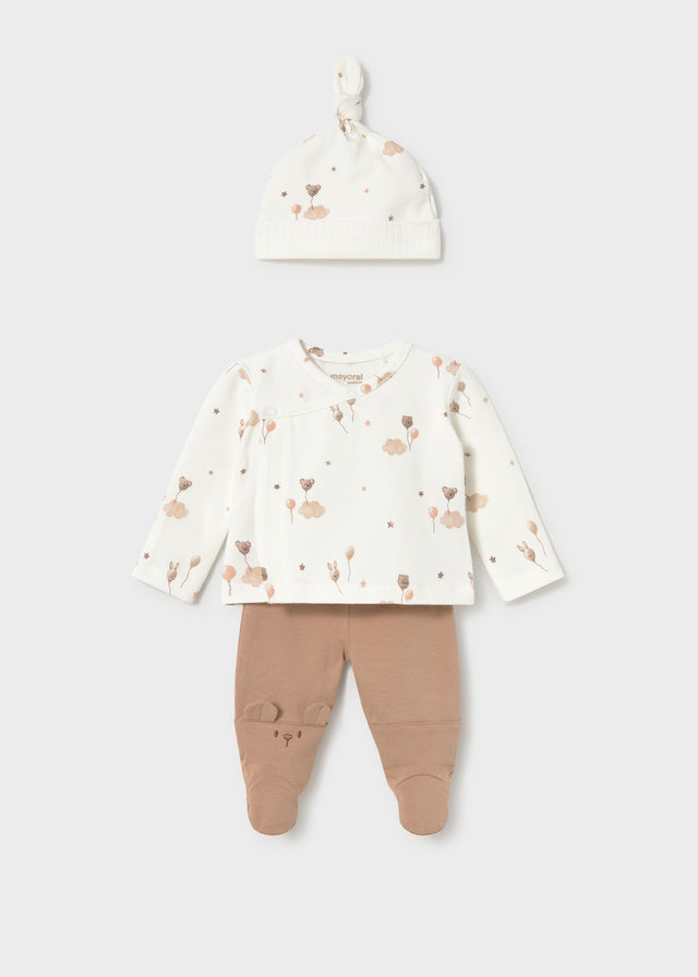 Mayoral Beige Balloon 3 Piece Set