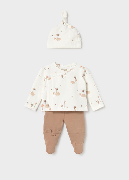 Mayoral Beige Balloon 3 Piece Set