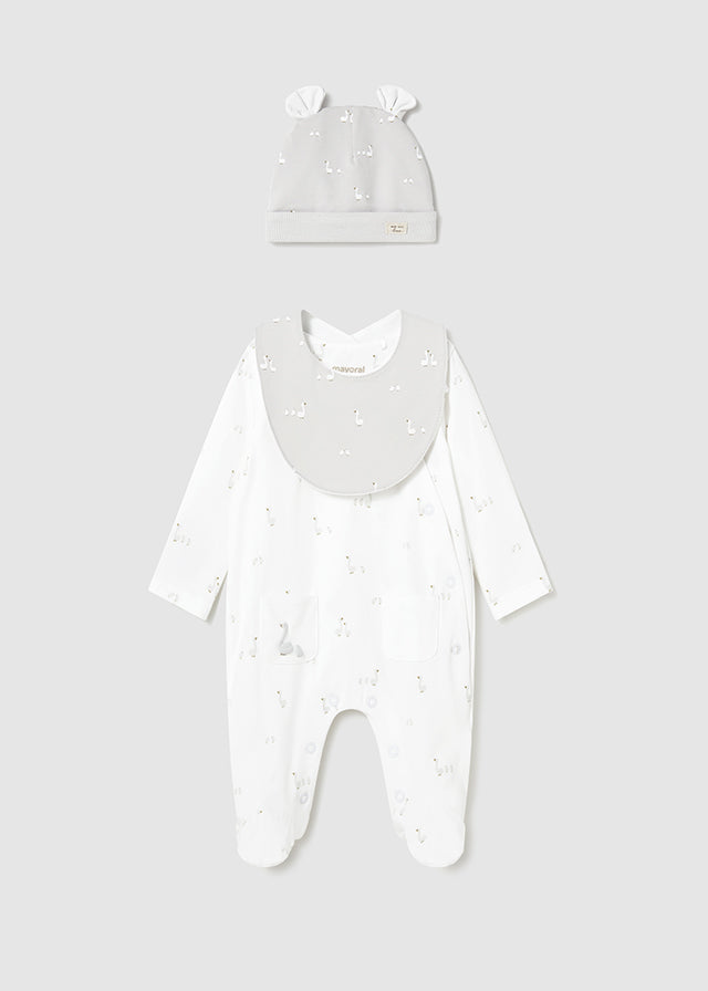 Mayoral Swan Sleepsuit Set