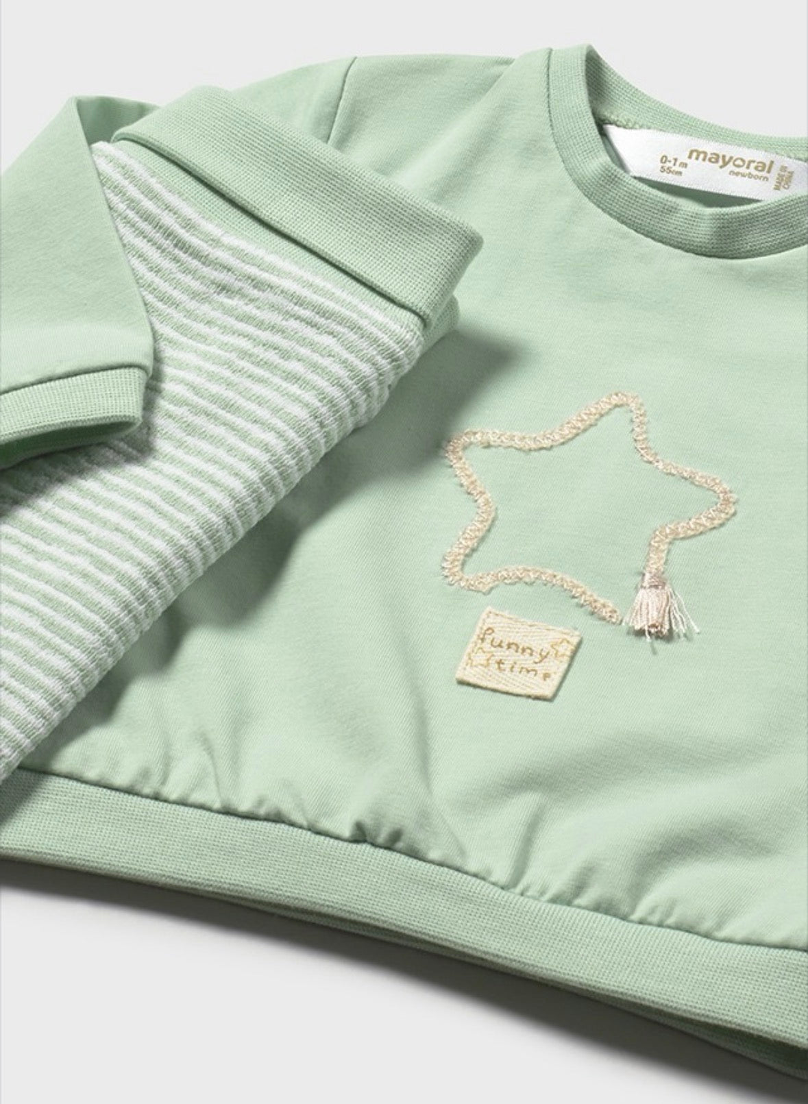 Mayoral Sage Green Trouser Outfit