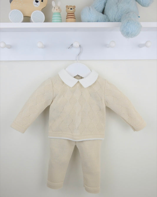 Pex Beige Benson Trouser Set