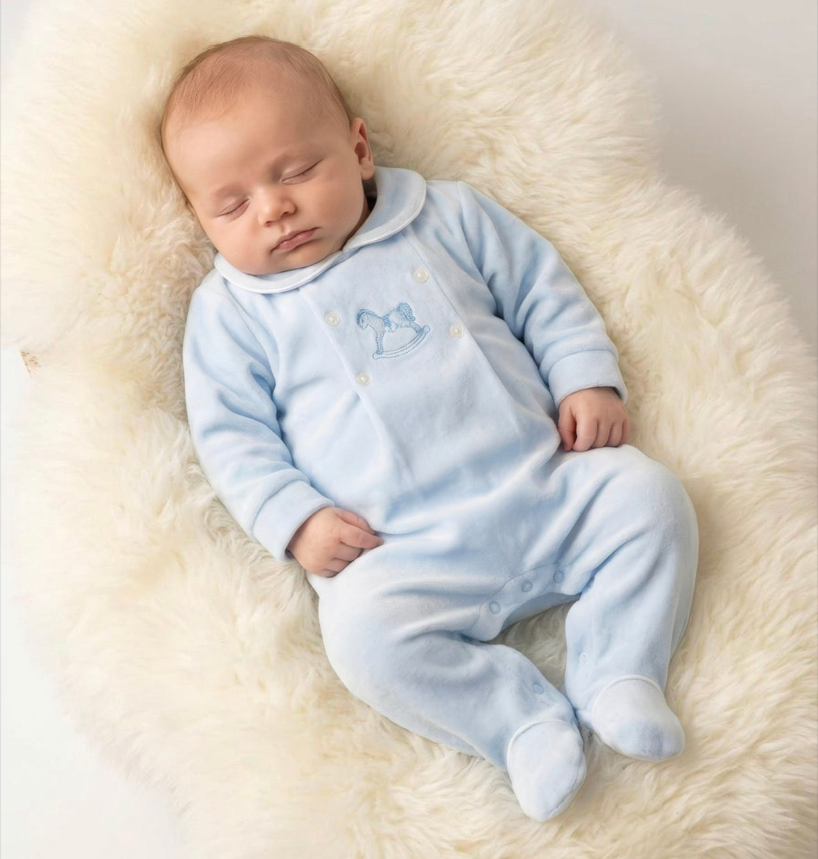 Pex Blue George Sleepsuit
