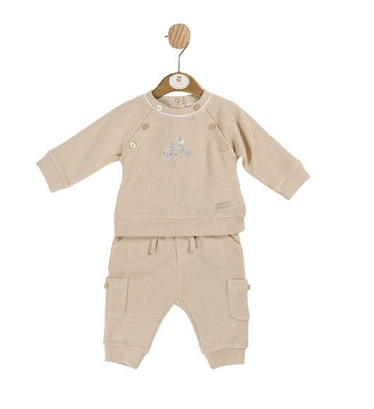 Mintini Beige Tricycle Jog Suit