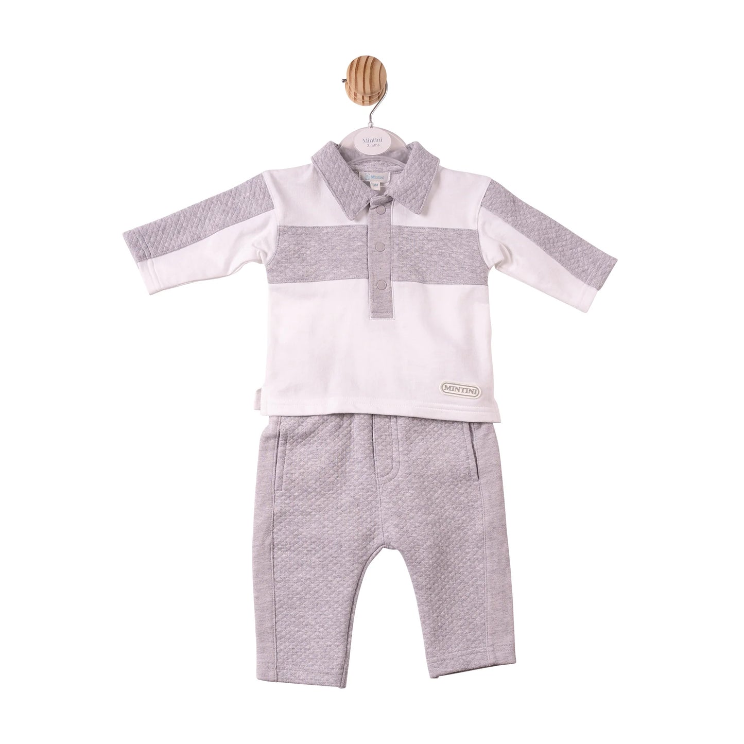 Mintini Grey Polo & Trouser